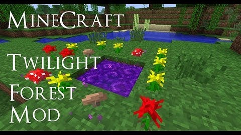 MineCraft Mod Review - TWILIGHT FOREST MOD!!!