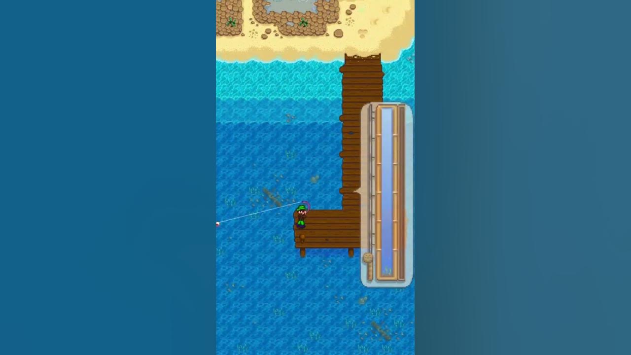 Catching tuna fish in stardew valley shorts stardewvalley youtube