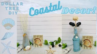 Coastal Farmhouse Dollar Tree DIYs | Nautical DIYs | Trash to Treasure DIYs | Upcycled | Sun's Arts