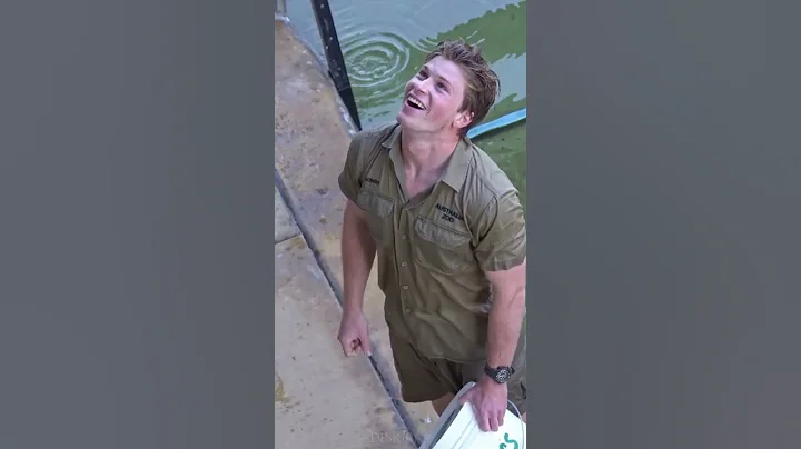 Robert Irwin stops to talk to Fans