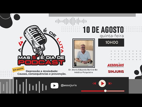 Depressão e ansiedade: causas, consequências e prevenção. Dr. Denis  -  médico psiquiatra
