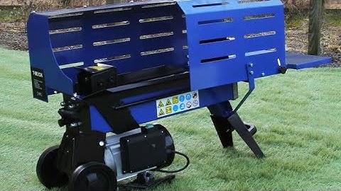 Log splitter unboxing video