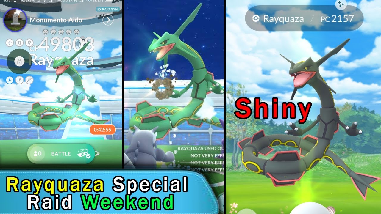 Rayquaza Special Raid Weekend 