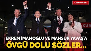 Milletin adayı Kılıçdaroğlu'ndan Ekrem İmamoğlu ve Mansur Yavaş'a övgü dolu sözler