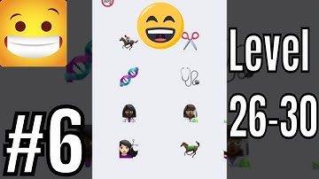 Emoji Puzzle Level 26 27 28 29 30 Gameplay Walkthrough #6