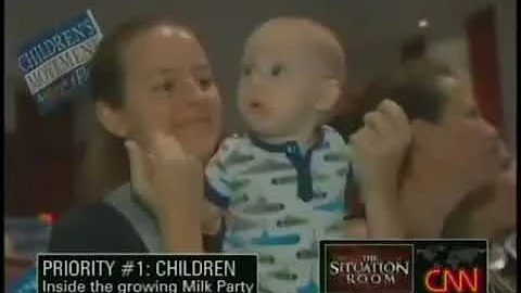 The Children's Movement of Florida on CNN   Milk Party Strikes Political Chord