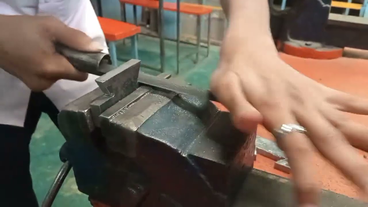 ITI Fitter practical - Redious and dovetail fitting job 
