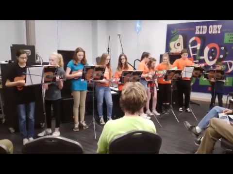Ukes of Hazzard playing "Scarborough Fair" at RME