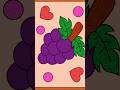 grape's drawing #art #asmr #colors #foryou #stisfyingvideo #viral  #shorts #drawing