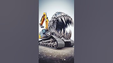 Ai create best hybrid fusion videos with jcb and bus #performance #newyork #americagottalent #show