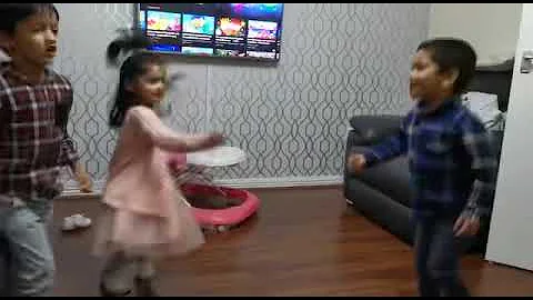 Jafrin Rahman play With cousin.