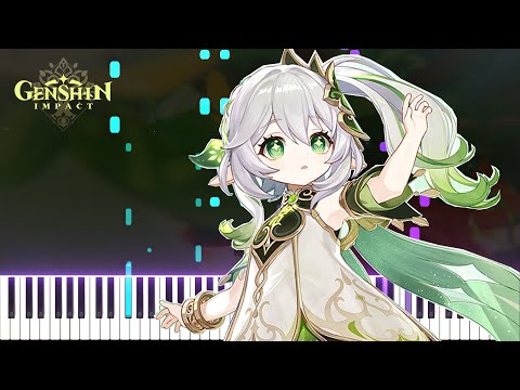 Nahida: Boundless Bliss - Genshin Impact Character Demo OST | [Piano Cover] (Synthesia)「ピアノ」
