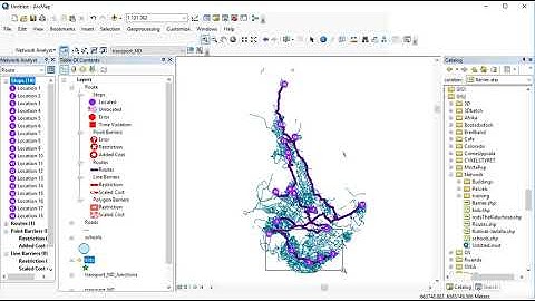 Part 3 - Setting up a simple network dataset in ArcGis