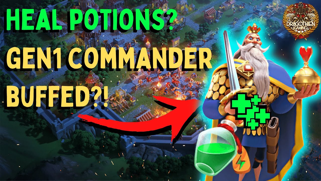 Healing Changes | Gen 1 commander BUFFED! + more - Rise of Kingdoms