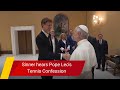 Jannic Sinner meets the pope and gifts him a Tennis Racket