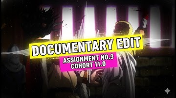 Documentary Edit FINISHED: What 9 Hours of Work Looks Like, Assignment No.3| Vivek Mishra