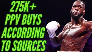 SOURCES: 275K+ BUYS FOR DEONTAY WILDER v LUIS ORTIZ PPV