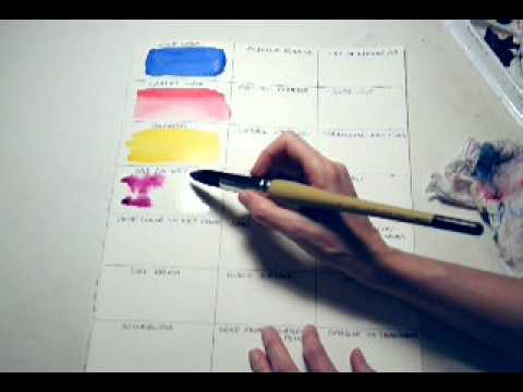  Watercolor  Techniques for Beginners  part 1 of 3 OLD 