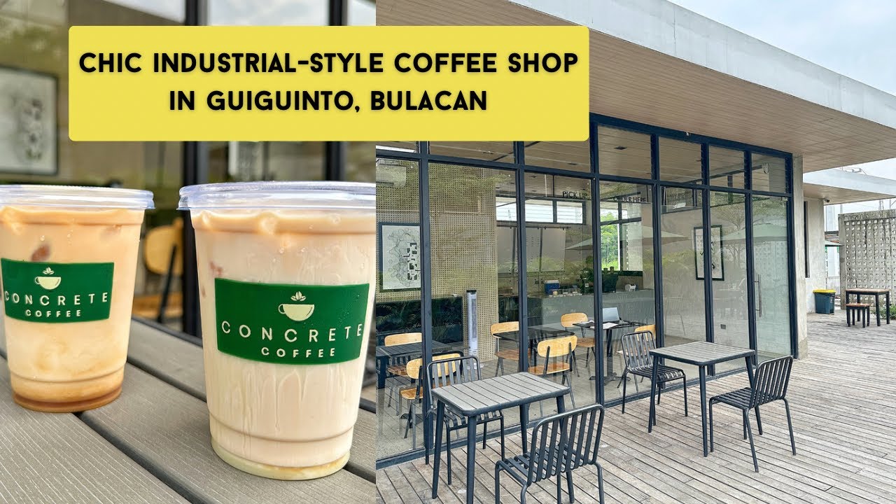 Chic IndustrialStyle Coffee Shop in Guiguinto, Bulacan CONCRETE