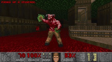 [World Record] Ultimate Doom (Unity) E1M8 UV-Max in 1:21.17