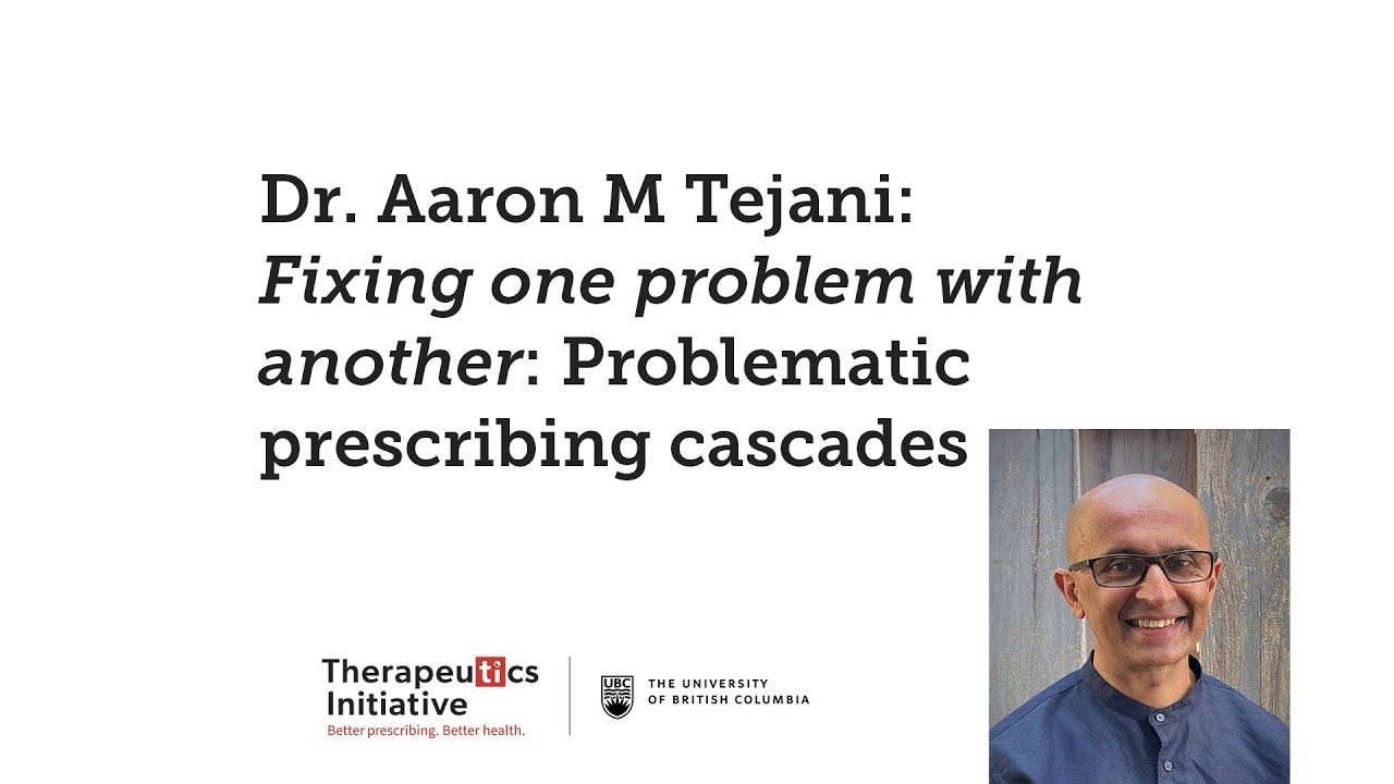 Dr. Aaron M. Tejani Fixing one problem with another YouTube
