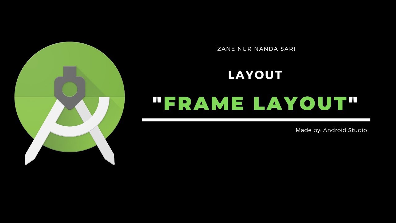 Frame Layout-Android Studio - YouTube