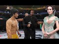 UFC4 | Bruce Lee vs Whulandary Herman (EA Sports UFC 4)