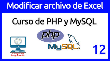 12: Modificar Archivo en Excel desde PHP