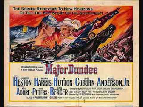 Major Dundee Original Soundtrack by Daniele Amfitheatrof Song by Mitch Miller & The Gang MAJOR DUNDEE is a 1965 Western film written by Harry Julian Fink and directed by Sam Peckinpah. It starred Charlton Heston and Richard Harris as officers from opposing sides in the American Civil War who band together to hunt down a band of Apaches. ALSO STARRING: Warren Oates, Ben Johnson, James Coburn, Mario Adorf, Senta Berger, Jim Hutton, Brock Peters, Michael Anderson jr., LQ Jones, Slim Pickens, RG Armstrong