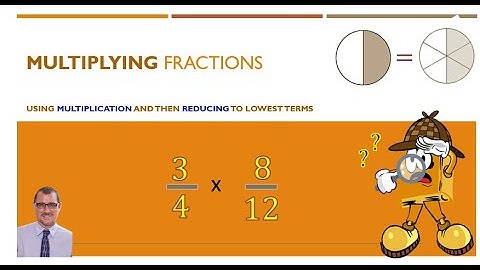 MULTIPLYING FRACTIONS with Reducing to Lowest Terms