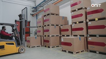 Dragonfly-enabled Applications (RTLS): Forklift Guidance System for Logistics in the Food industry