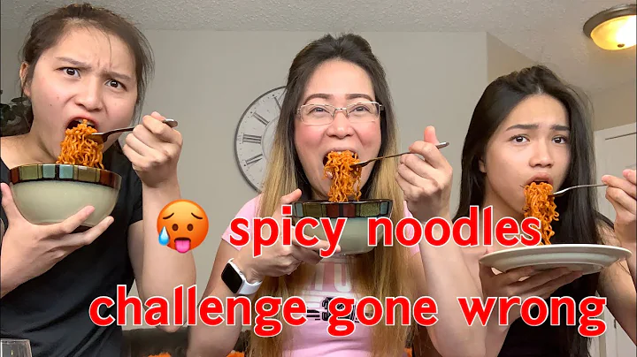 KOREAN SPICY NOODLES CHALLENGE
