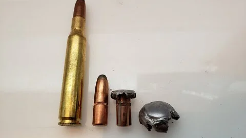 30-06 180 gr Remington CoreLock ballistics gel test