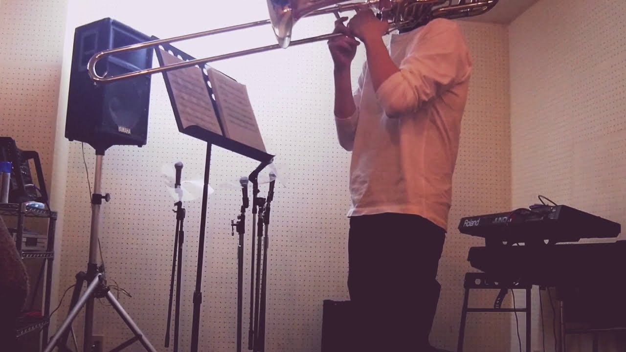 バストロ A Song For Japan バストロンボーン 吹いてみた 演奏してみた Youtube