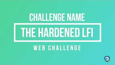 TheHardendedLFI | LFI PoC | Local file inclusion vulnerability