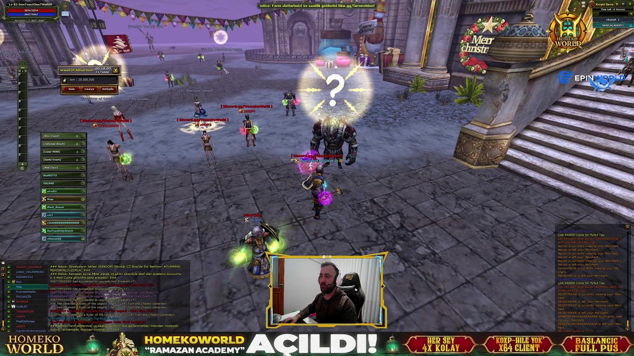 HomekoWorld 4.Ayında Ramazan Academy'de EFSANE BOSS EVENT  ONLİNEE (27.02.2026)