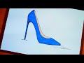 How To Draw High Heels Easy Drawings 