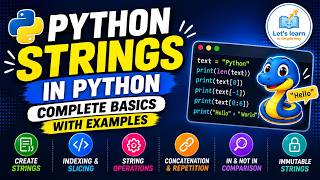 Python Strings Explained in Telugu | Indexing, Slicing & String Basics | Beginners