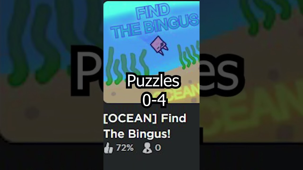 Find The Noobs X VS Find The Bingus