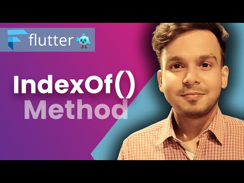 IndexOf() Method in Dart | Flutter