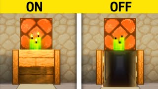 Minecraft 1.18 CANDLE SECRET entrance! *EASY* *CHEAP*