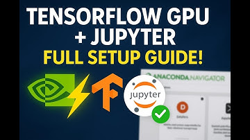 Steps to set up GPU enabled TensorFlow in Jupyter Notebook using Anaconda Navigator
