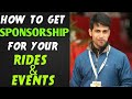 How To Get Sponsorship | Basics