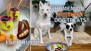 Dog treat and enrichment recipes