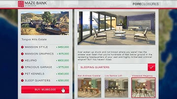 GTA Online Mansions Prices LEAKED...Downloading Early, Rockstar