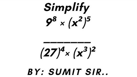 How to  Solve Exponent Question | Sumit sir..