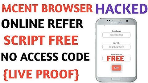 MCENT BROWSR ONLINE SCRIPT (HACKED) NO ACCESS CODE FREE || LOOT LO