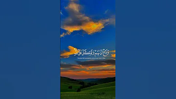 وكفى بالله وكيلا 