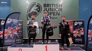 British Junior Open - Boys U13 Semi Final - What a match!