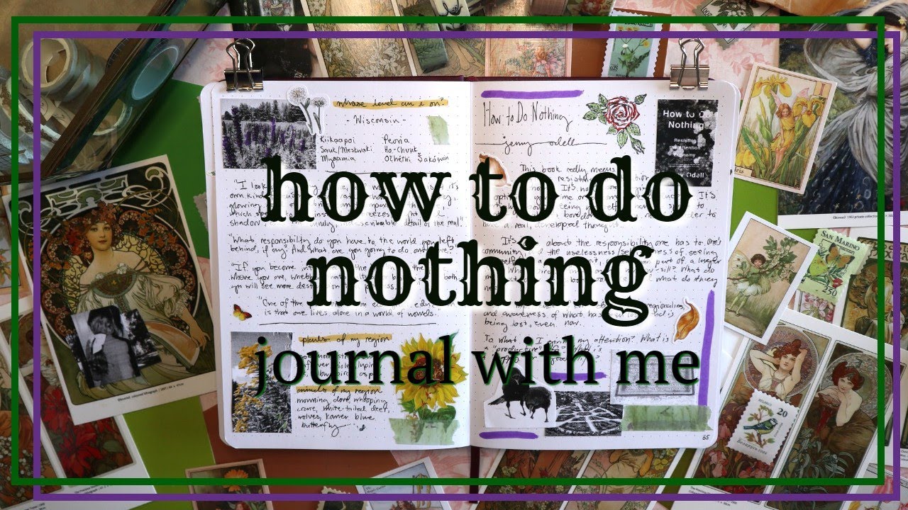 how to do nothing by jenny odell 🌹🌳 book review / reading journal - YouTube